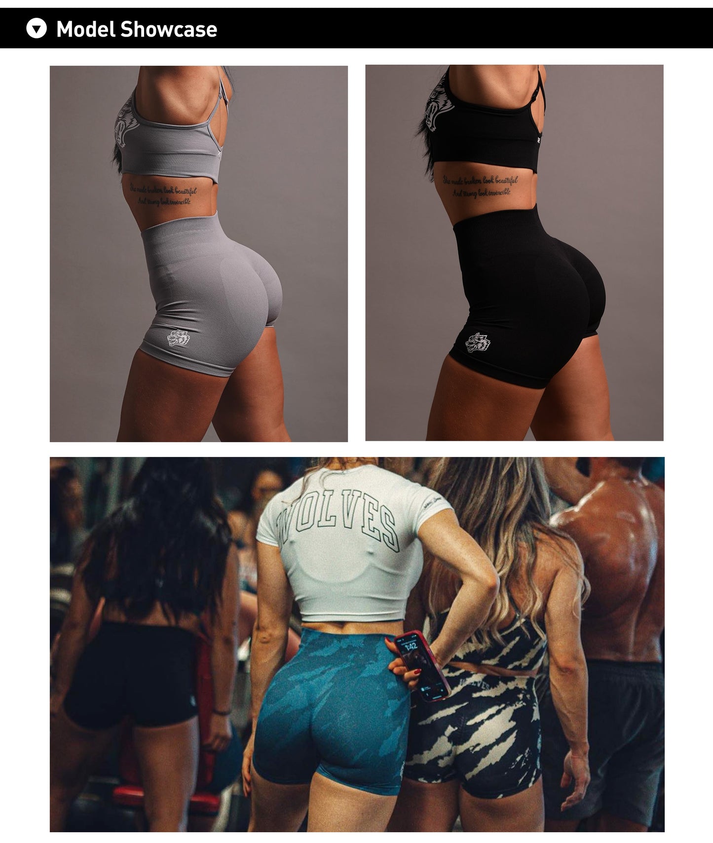 Darc Sport Women Shorts Elastic Seamless Pants Woman's High Waist Push Up