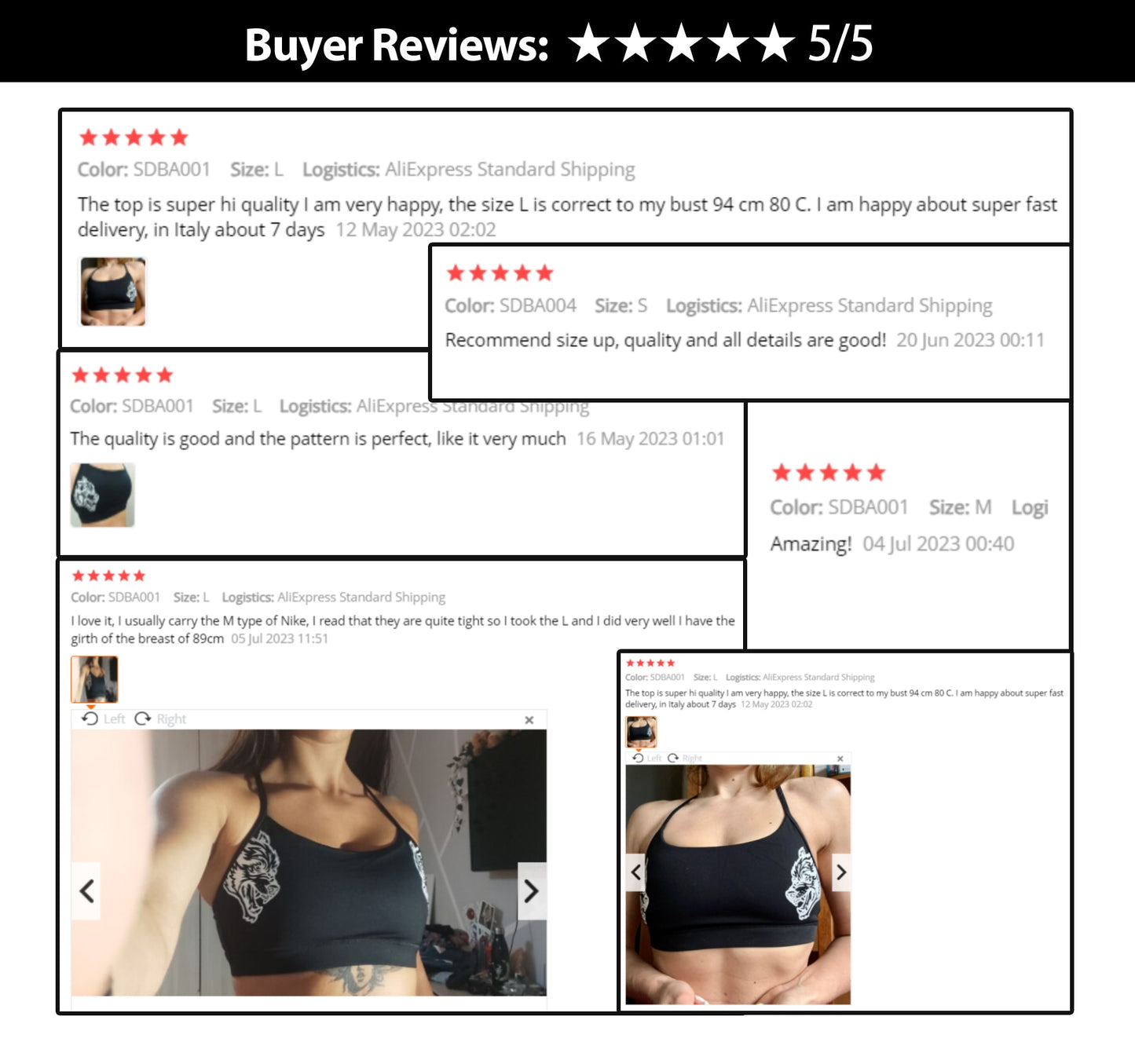 Darc Women Bra Sports Wolves Fitness