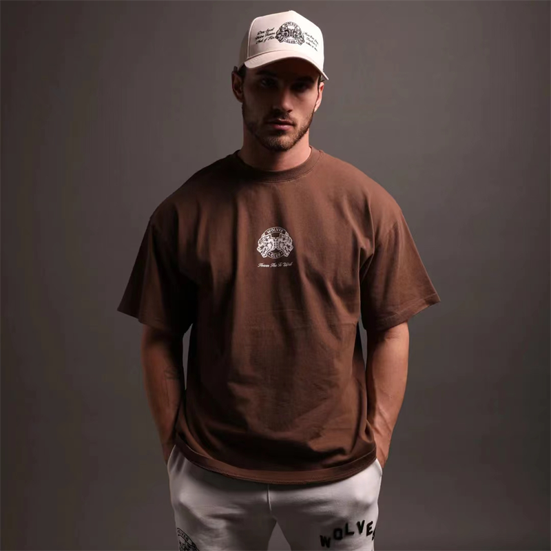 DARC SPORT Wolves Print Summer 100% Cotton