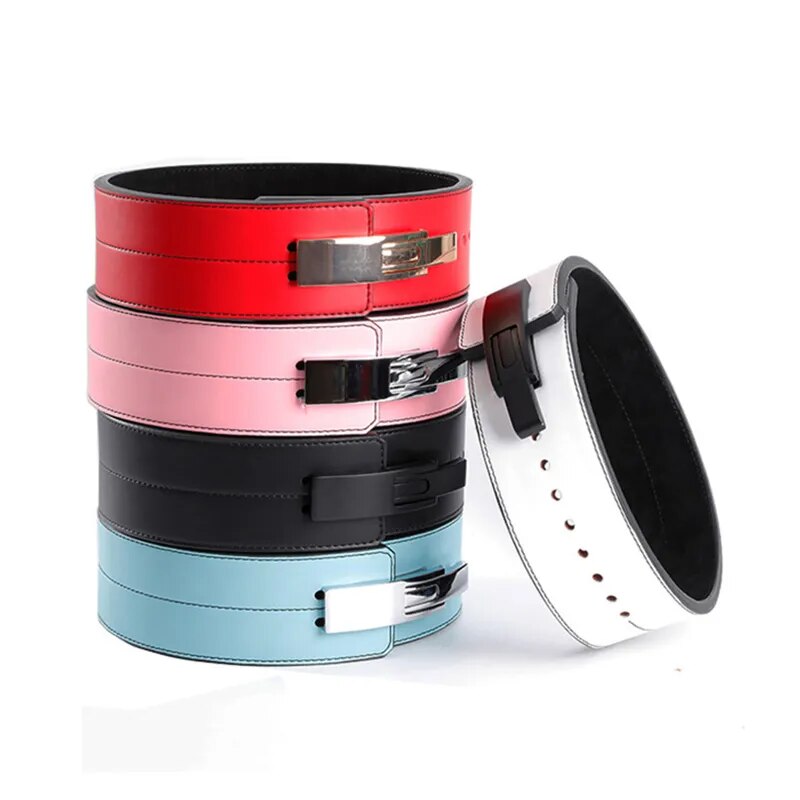 Lever Buckle Weightlifting Strength Belt