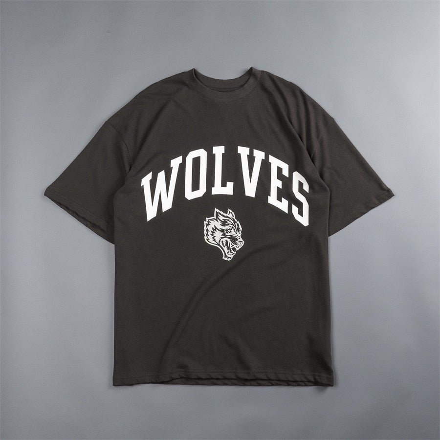 2023 New Men Gym Fitness T Shirt Darc Wolves Classic