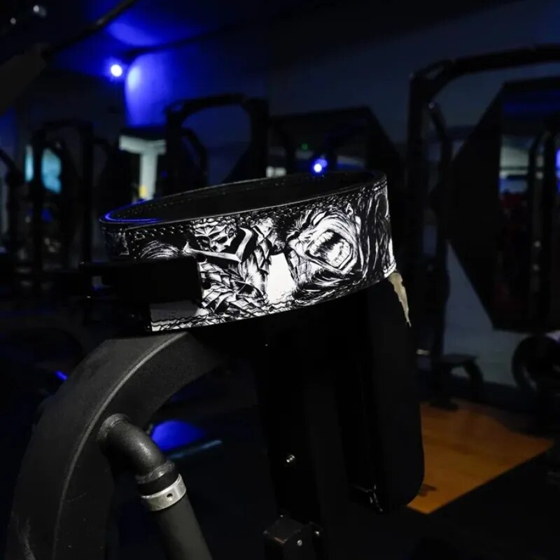 Anime Weightlifting Belt with Lever Buckle