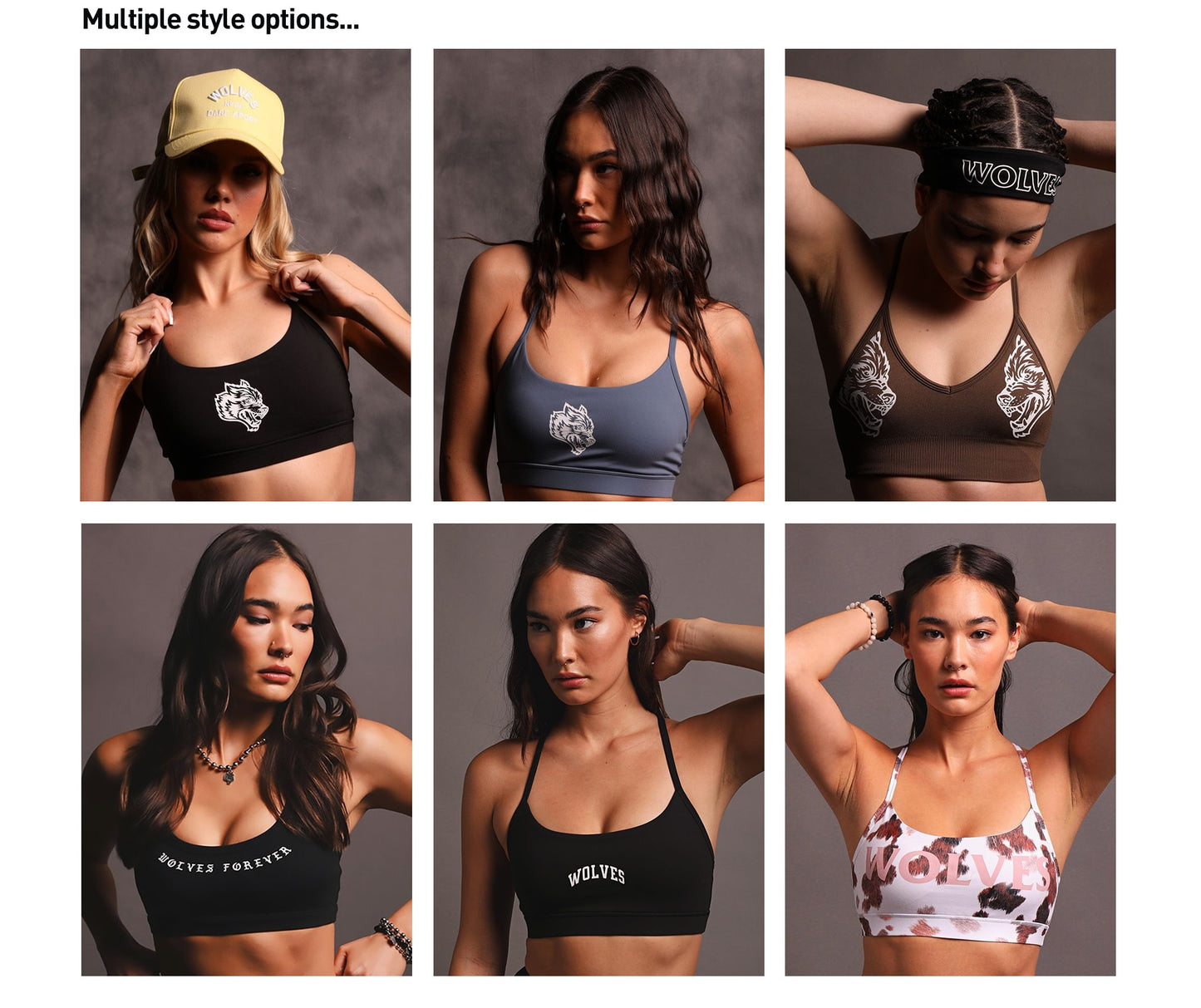 Darc Women Bra Sports Wolves Fitness