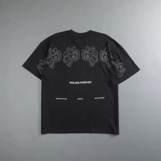 DARC SPORT Wolves Print Summer 100% Cotton