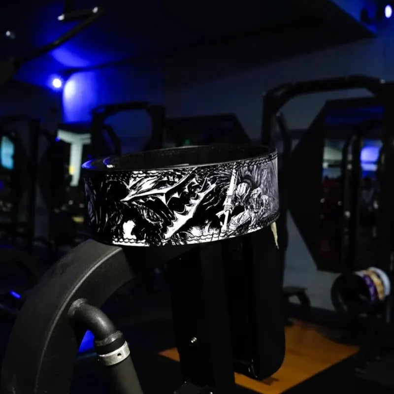 Anime Weightlifting Belt with Lever Buckle