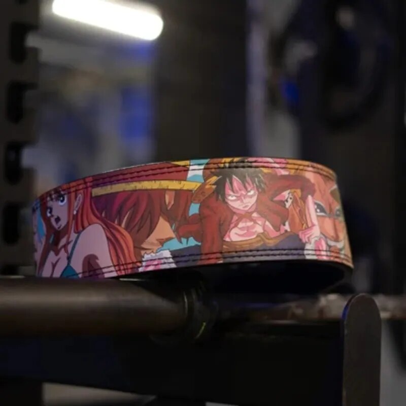 Anime Weightlifting Belt with Lever Buckle