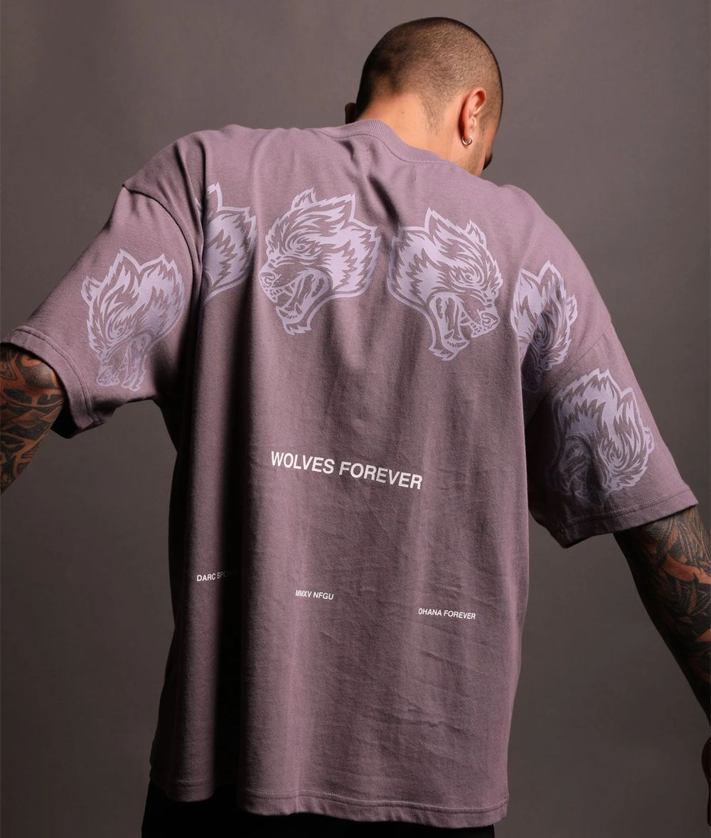 Darc Sport NEW Purple Wolf Print