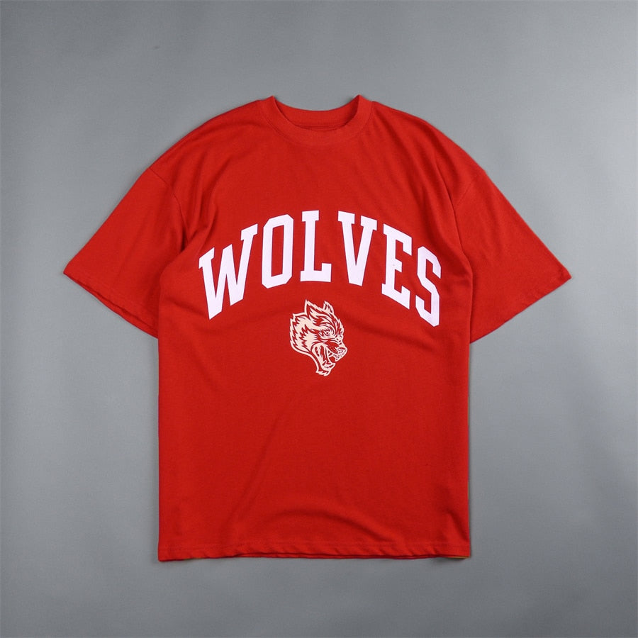 2023 New Men Gym Fitness T Shirt Darc Wolves Classic